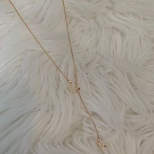Moon & star necklace